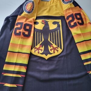 Draisalt 2020 Team Germany Black and Yellow Hockey Jersey Large And Xl Available
